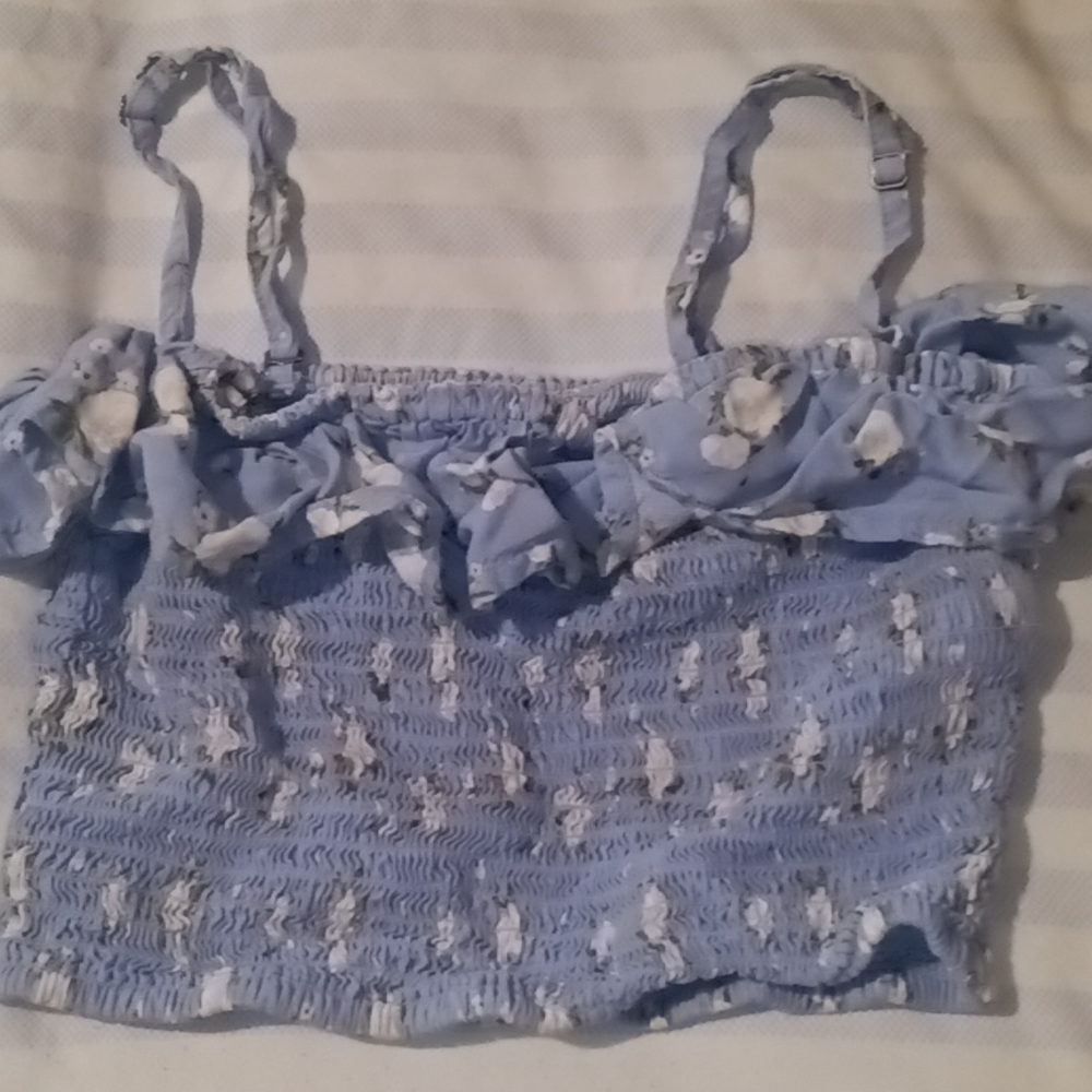 Flower crop top from Hollister